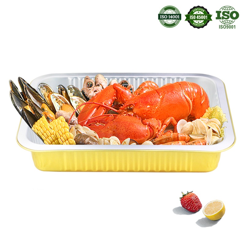 Sealable Aluminum Foil Containers Of Square5