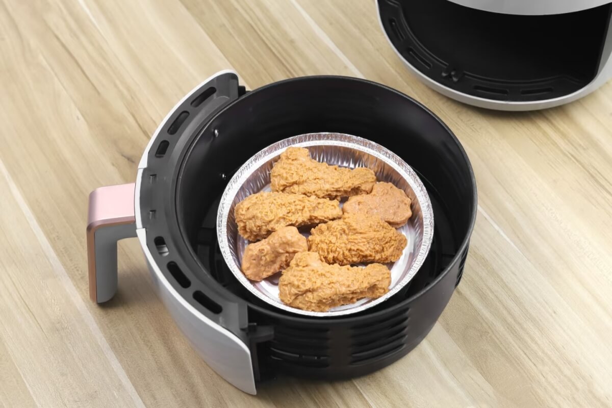 Bandeja de Aluminio en Freidora de Aire