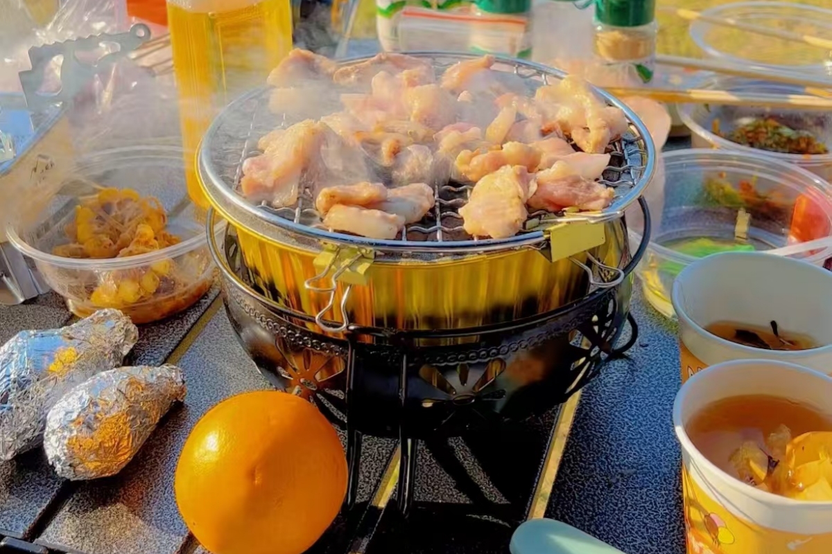 Asar a la Parrilla con Envases de Aluminio Redondos
