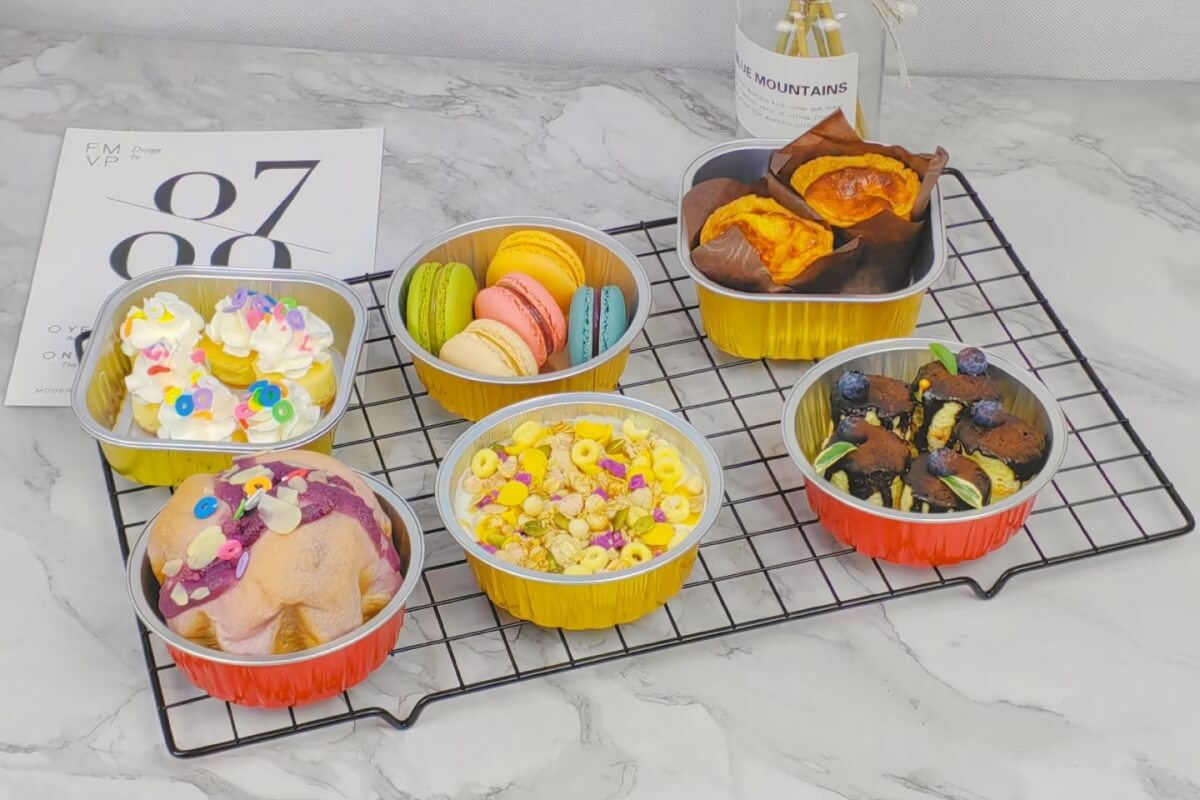 Blandas con Bandejas de Aluminio