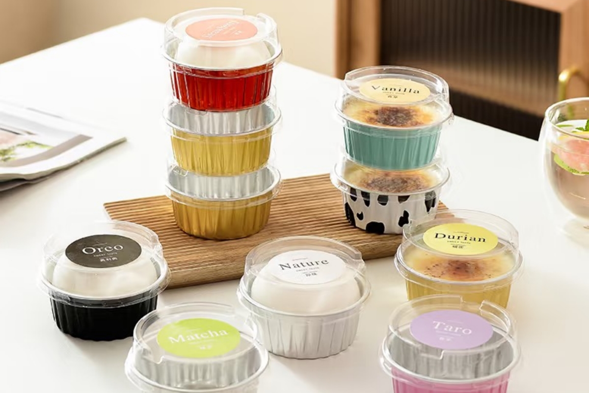 Envases de Aluminio con Tapas para Catering